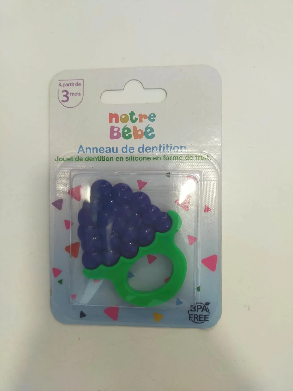 NOTRE BEBE ANNEAU FRUIT PASTEQUE RAISIN REFERENCE BPD069