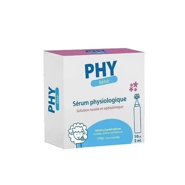 GILBERT PHY SERUM PHYSIOLOGIQUE 5ML BOITE DE 10