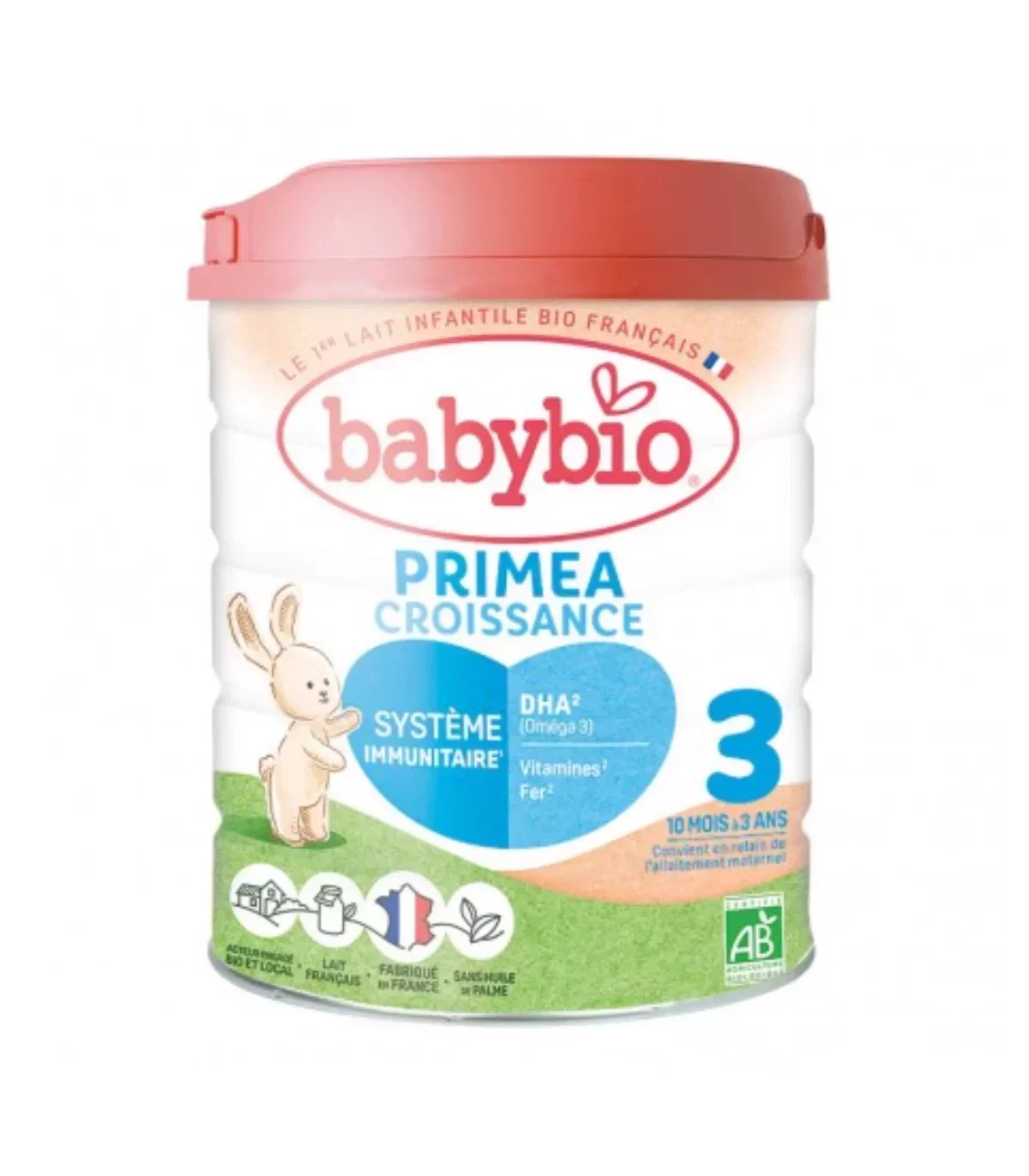 BABYBIO LAIT PRIMEA 3EME AGE 800G