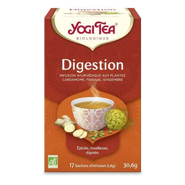 YOGI TEA DIGESTION INFUSION BOITE DE 17 SACHETS