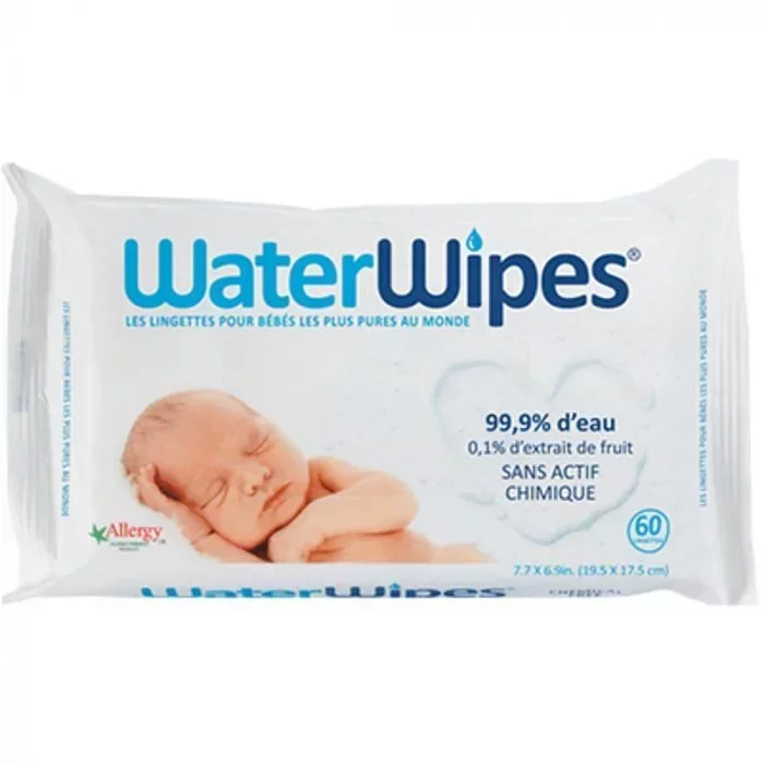 WATERWIPES LINGETTES BEBE BOITE DE 60
