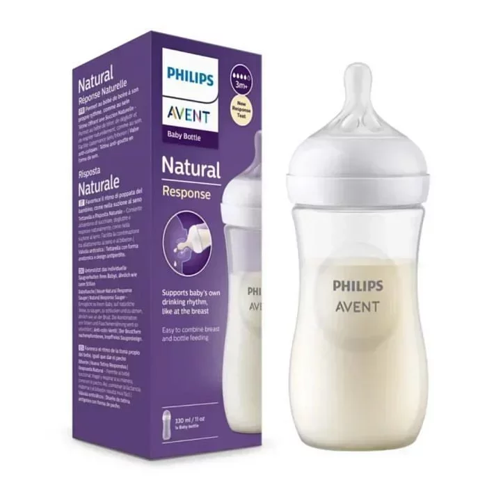 AVENT BIBERON NATURAL RESPONSE +3MOIS 330ML REF SCY906/01