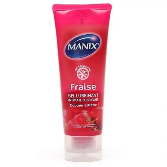MANIX GEL LUBRIFIANT INTIME FRAISE 80ML