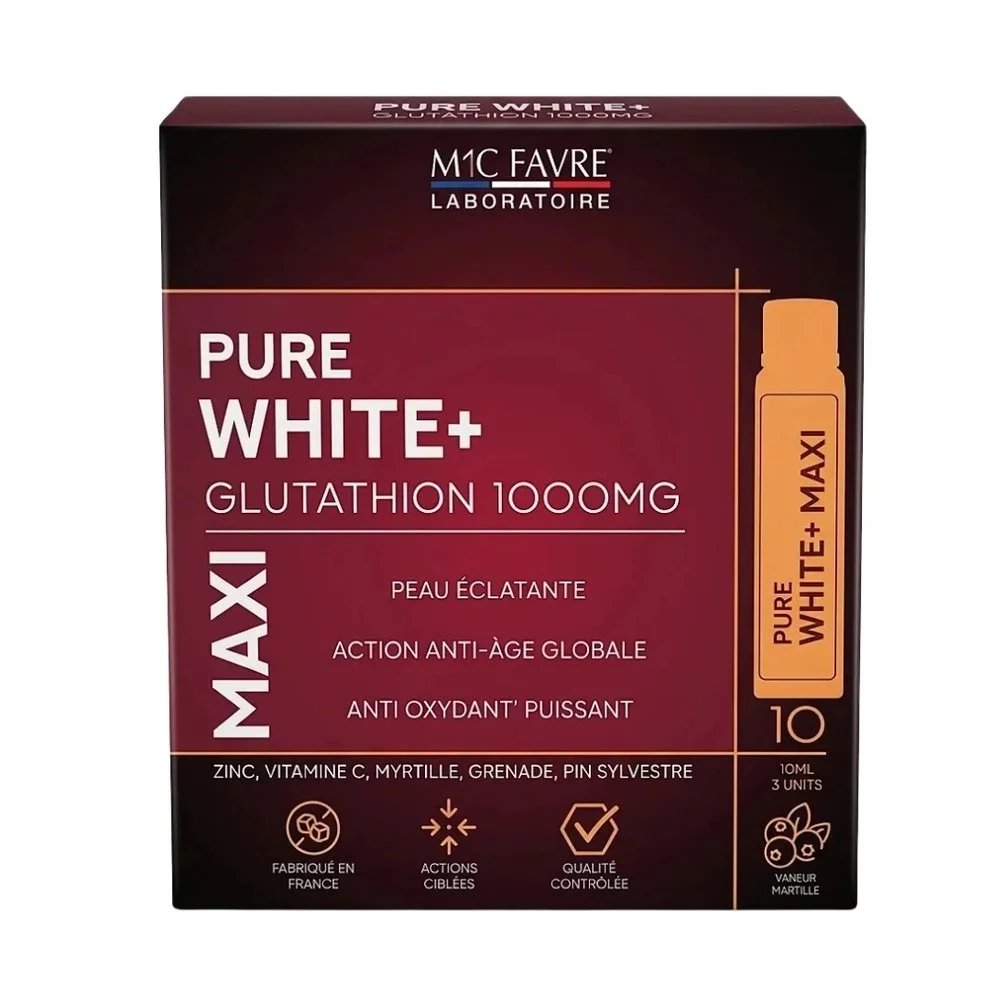 ERIC FAVRE PURE WHITE +MAXI 1000MG BOITE DE 10*25ML