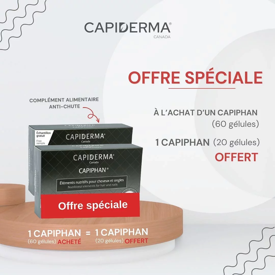 CAPIDERMA PACK CAPIPHAN CHEVEUX ET ONGLES B60 GELULES + CAPIPHANE B20 CAPSULES