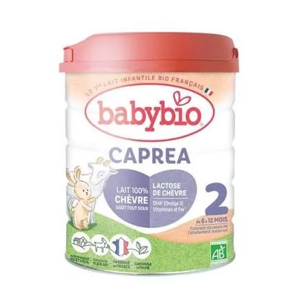 BABYBIO CAPREA AU LAIT DE CHEVRE 2EME AGE 800G