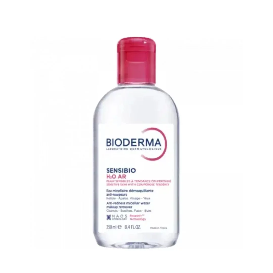 BIODERMA SENSIBIO H2O AR SOLUTION MICELLAIRE DEMAQUILLANTE ANTI-ROUGEURS 250ML