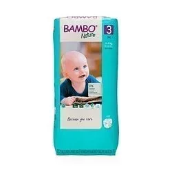 BAMBO NATURE COUCHES BEBE TAILLE 3 4-8KG BOITE DE 52