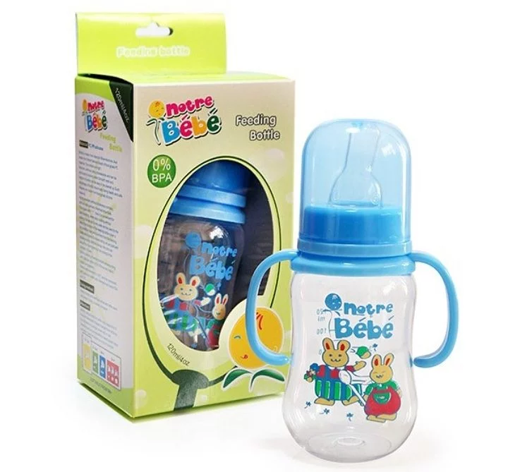 NOTRE BEBE BIBERON EN VERRE PETIT MODELE 120ML REFERENCE BD170A
