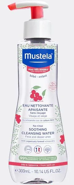 Mustela Eau Nettoyante Apaisante Peau Tres Sensible 300ml