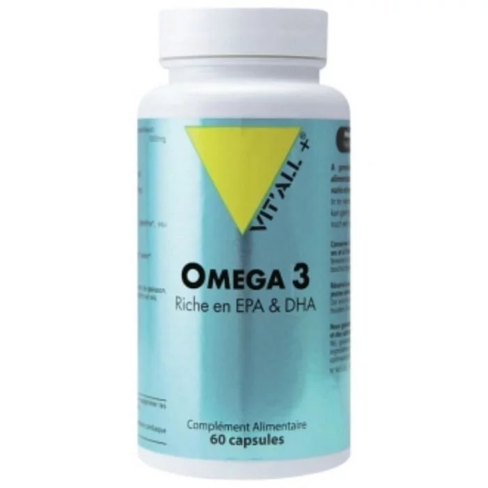 VITALL+ OMEGA 3 1000MG BOITE DE 60 CAPSULES
