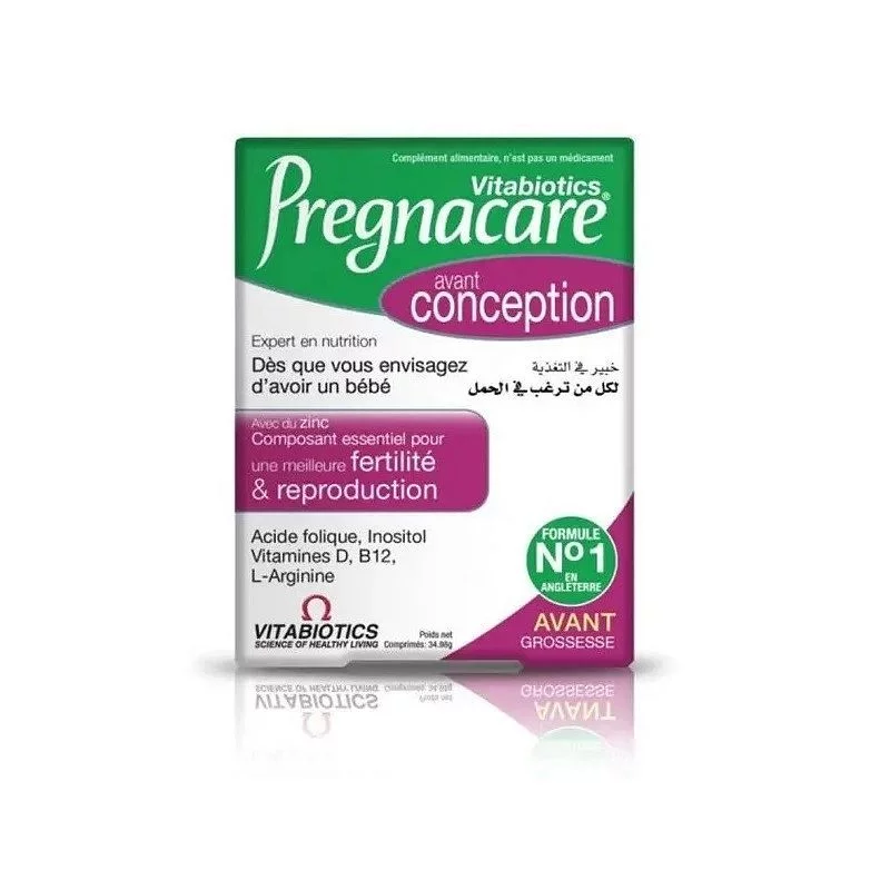 Pregnacare Avant Conception Boite De 30 Comprimes