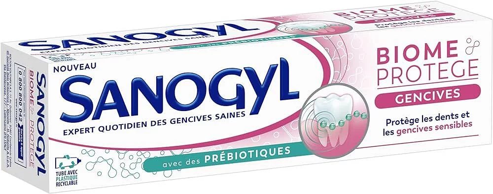 Sanogyl Dentifrice Soin Dents Biome Protege Gencive 75ml