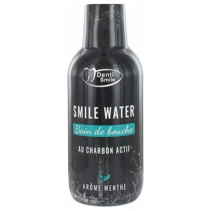 DENTI SMILE BAIN DE BOUCHE SMILE WATER AU CHARBON ACTIF MENTHE 300ML