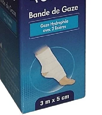 STERISOIN BANDE DE GAZE 3M*7CM /UNITE