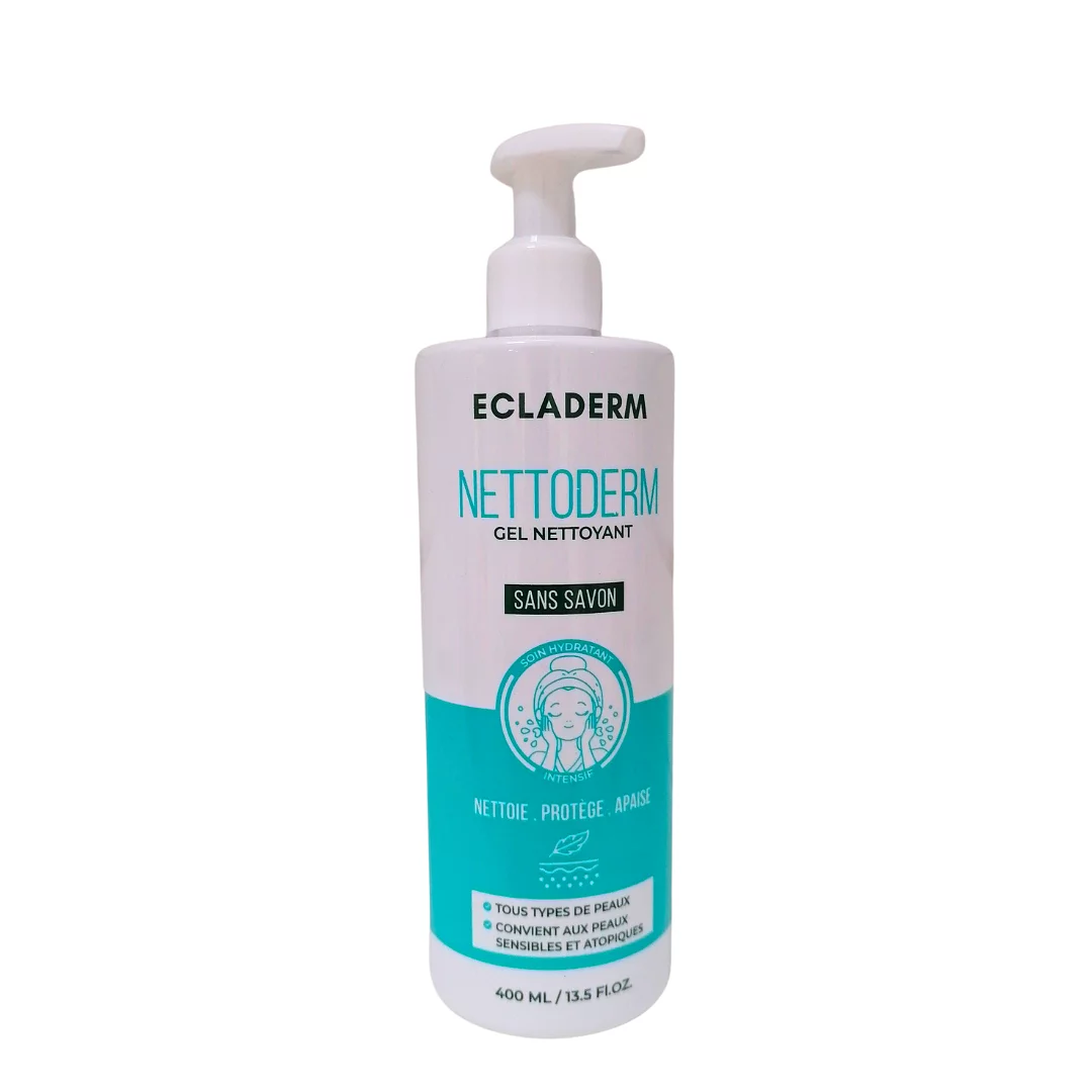 Ecladerm Nettoderm Gel Nettoyant 400ml