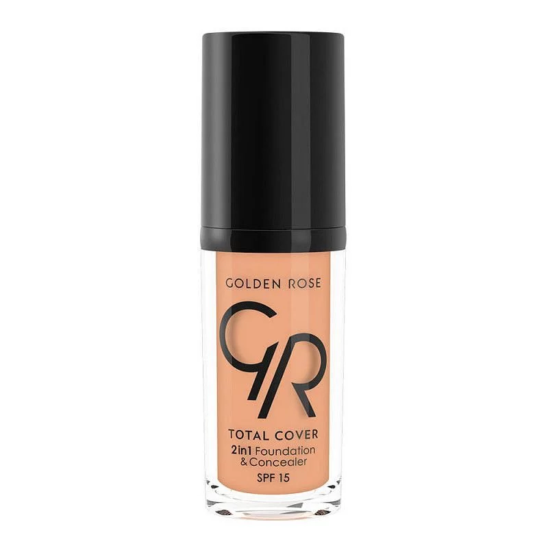 GOLDEN ROSE FOND DE TEINT ET CORRECTEUR TOTAL COVER 2 IN 1 GR N09 REFERENCE GRFC09