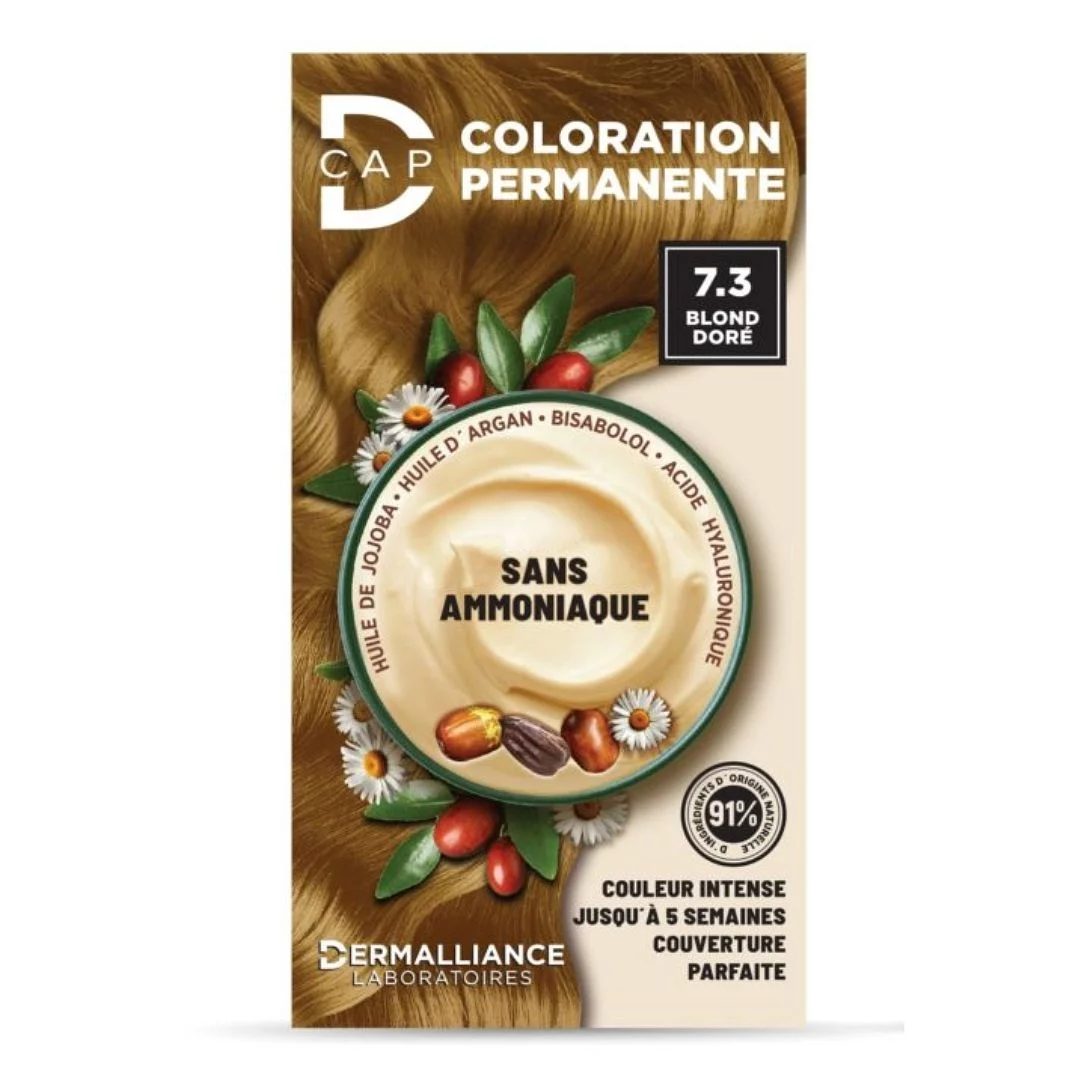 D-cap Coloration Permanente Numero 7.3 Blond Dore