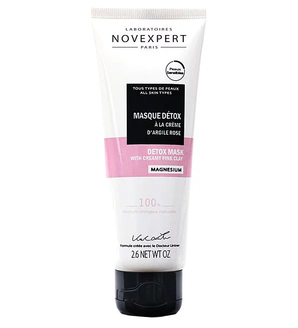 Novexpert Masque Detox A La Creme D'argile Rose 75ml