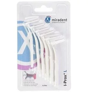 MIRADENT I-PROX CHX BOITE DE 6 JAUNE X-FINE