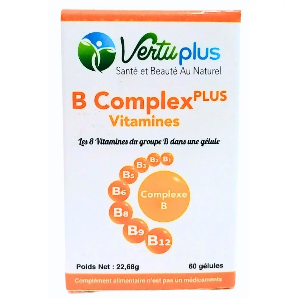 Vertuplus B Complex Plus Vitamines Boite De 60 Gelules