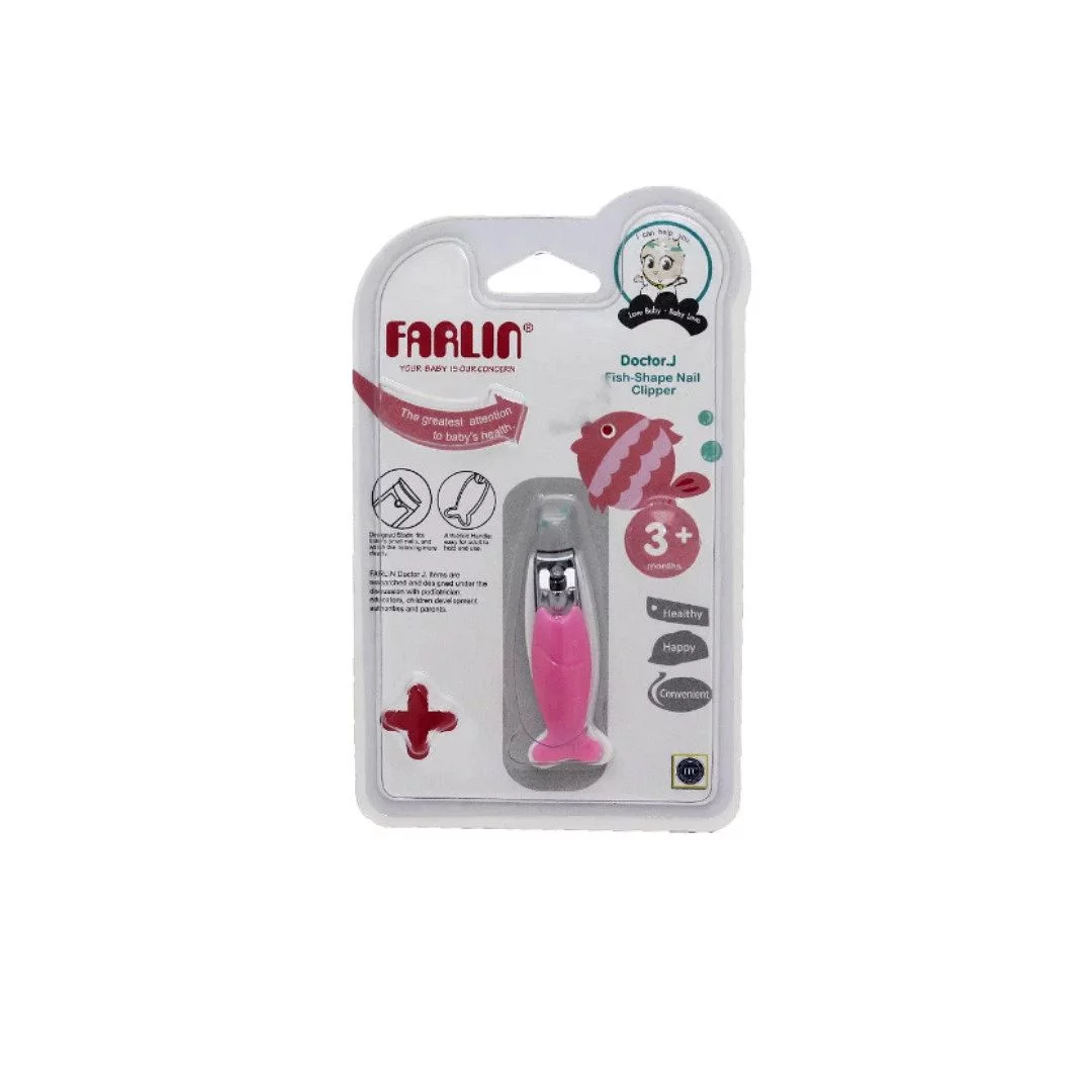 FARLIN COUPE ONGLES EN FORME DE POISSON ROSE REFERENCE BF-160D