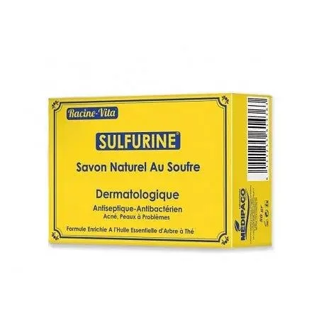 RACINE-VITA SAVON NATUREL AU SOUFRE SULFURINE 80G