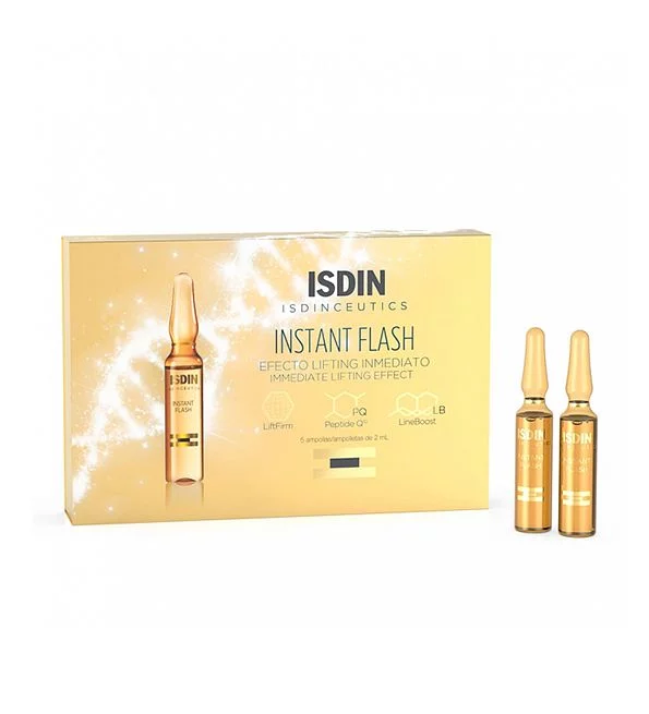 Isdin Instant Flash Boite De 5 Ampoules