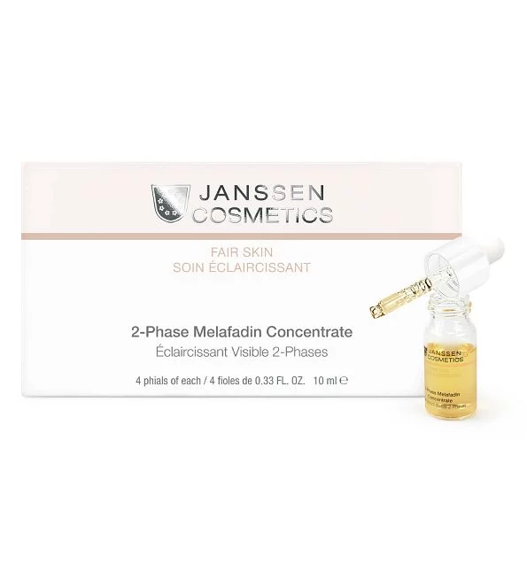 JANSSEN COSMETICS SOIN ECLAIRCISSANT 2 PHASE MELAFADIN CONCENTRATE 4*10ML