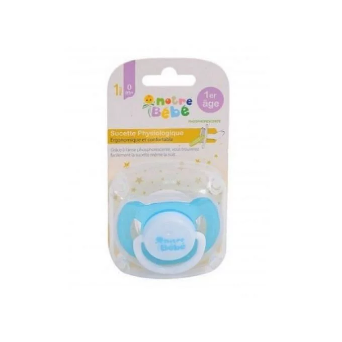 NOTRE BEBE SUCETTE PHYSIOLOGIQUE 1ER AGE +0MOIS REF BPC055H