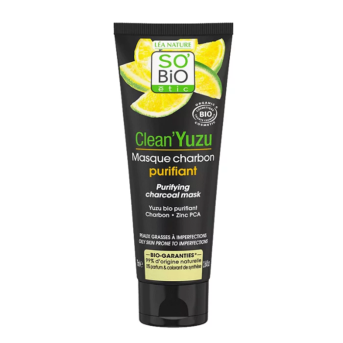 SO BIO CLEAN YUZU MASQUE CHARBON PURIFIANT 75ML