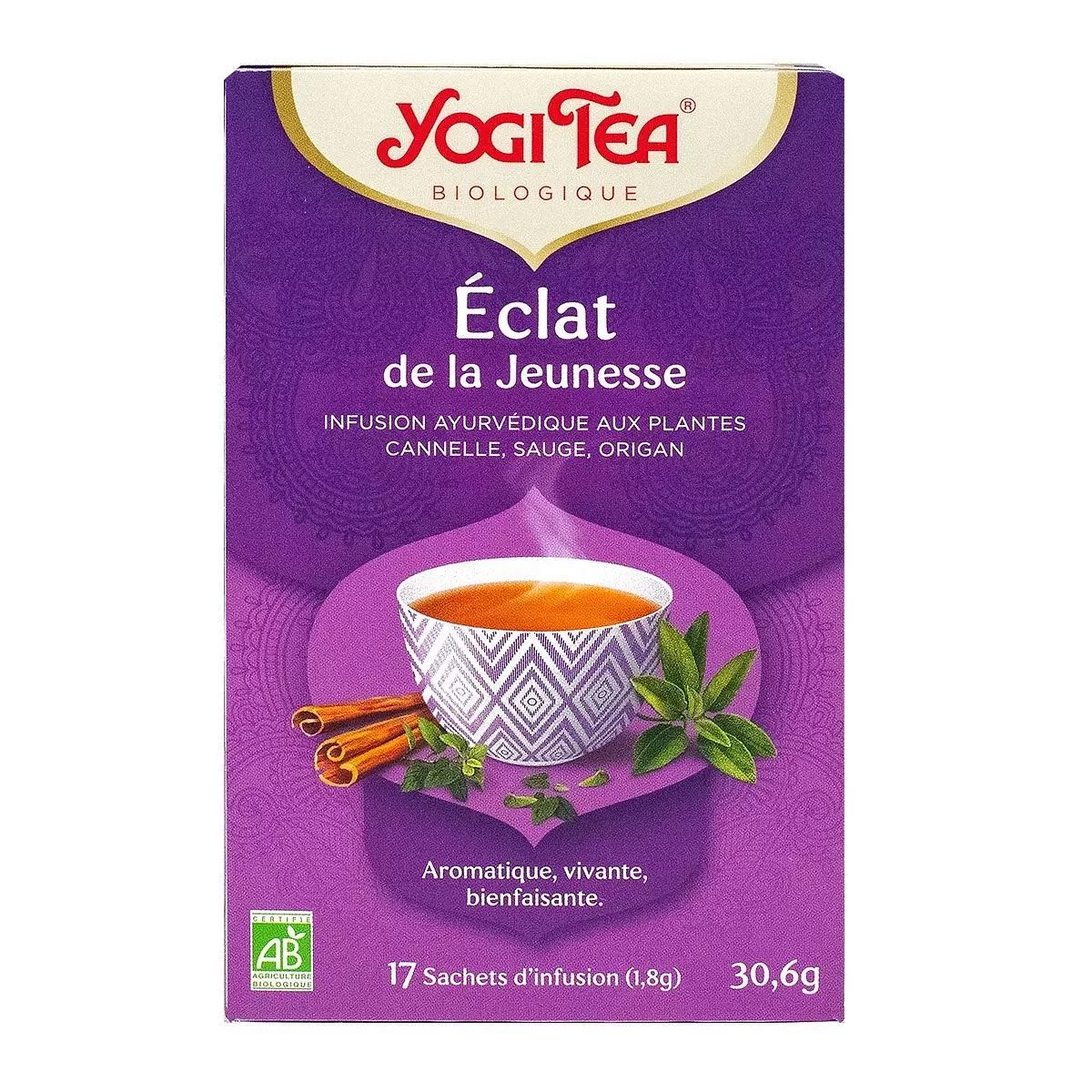 Yogi Tea Eclat De La Jeunesse Infusion Boite De 17 Sachets
