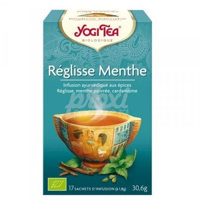 Yogi Tea Reglisse Infusion Boite De 17 Sachets