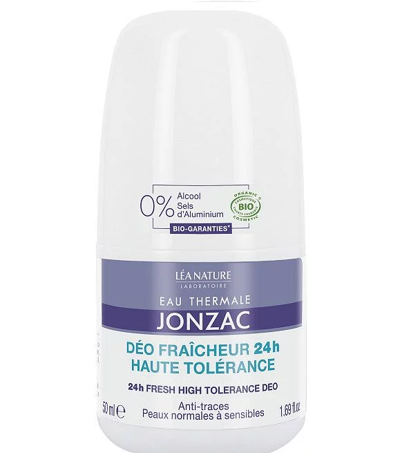 Jonzac Eau Thermale Deodorant Fraicheur 24h Haute Tolerance 50ml