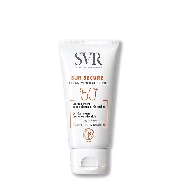 Svr Sun Secure Ecran Mineral Teinte Spf50+ Peaux Seches A Tres Seches 50ml