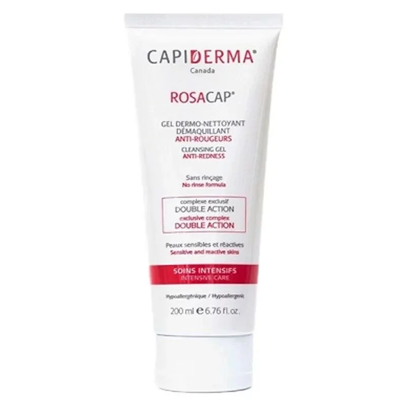 Capiderma Rosacap Gel Dermo- Nettoyant Demaquillant 200ml