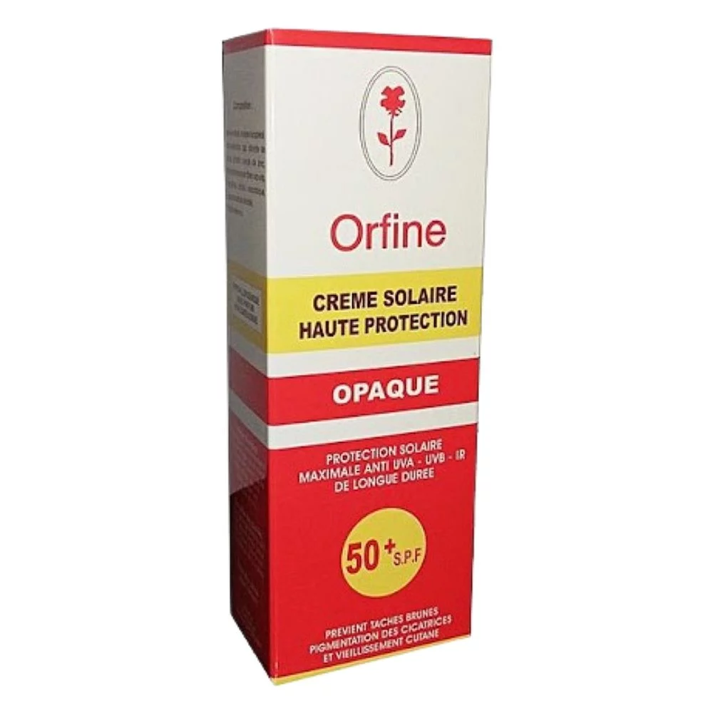 ORFINE CREME SOLAIRE HAUTE PROTECTION OPAQUE SPF50+
