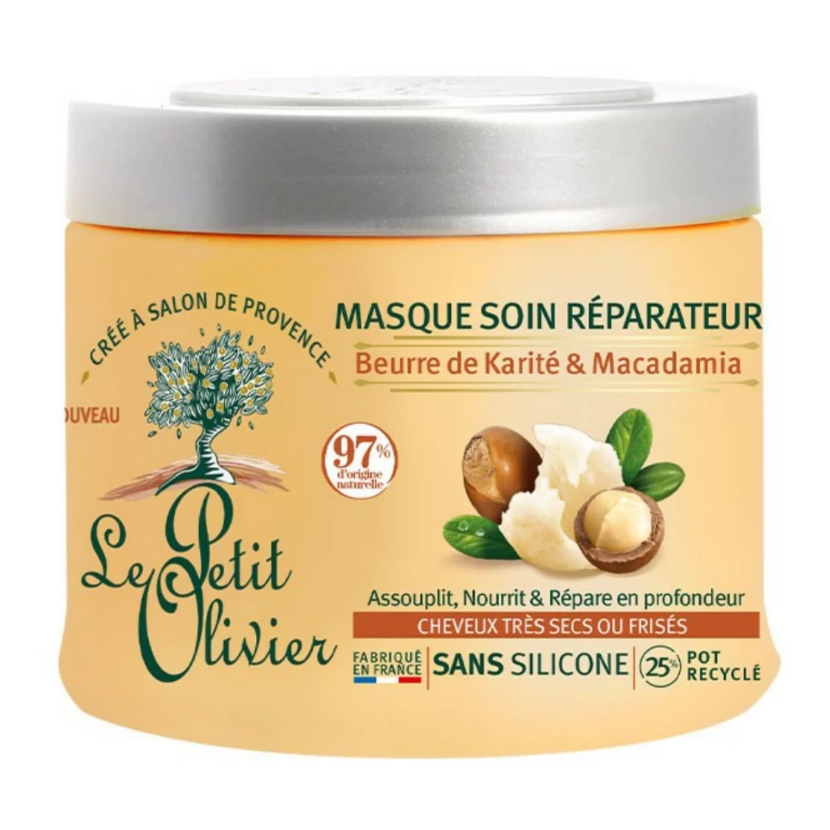 LE PETIT OLIVIER MASQUE REPARATEUR BEURRE DE KARITE 330ML