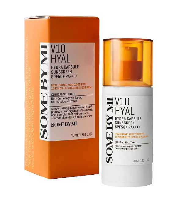 Some By Mi V10 Hyal Hydra Capsule Sunscreen Spf50+ 40ml