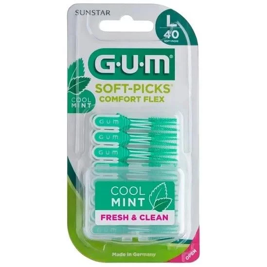 GUM SOFT PICKS COMFORT FLEX LARGE REFERENCE 671