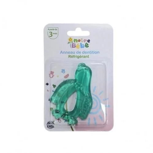 Notre Bebe Anneau De Dentition Dauphin Vert Ref Bd253b