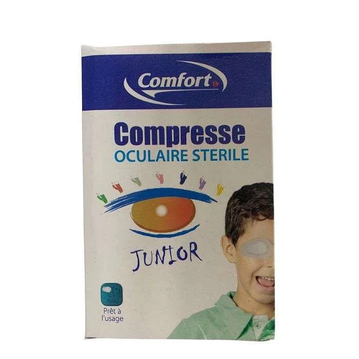 COMFORT COMPRESSE OCULAIRE STERILE JUNIOR BOITE DE 10