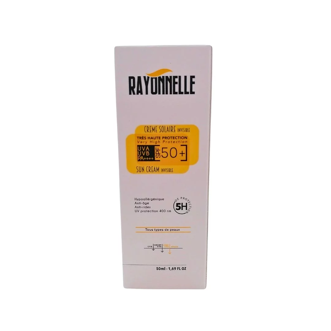 RAYONNELLE CREME SOLAIRE INVISIBLE SPF50+ 50ML