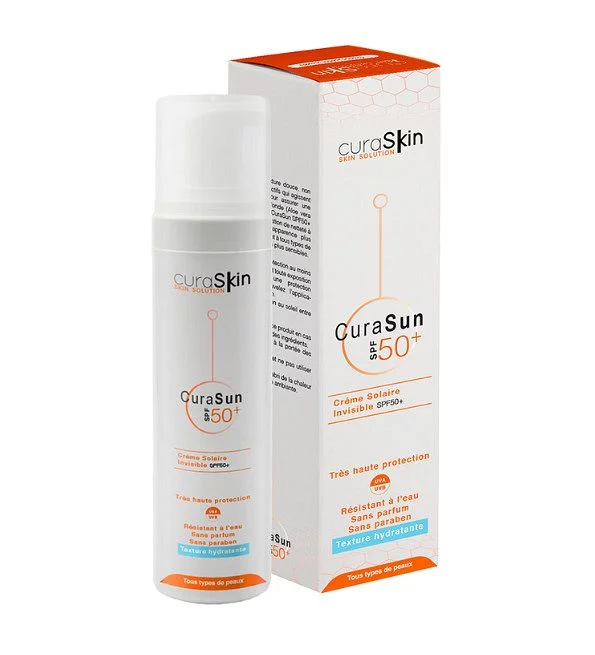 CURASKIN CURASUN CREME SOLAIRE INVISIBLE SPF50+ 50ML