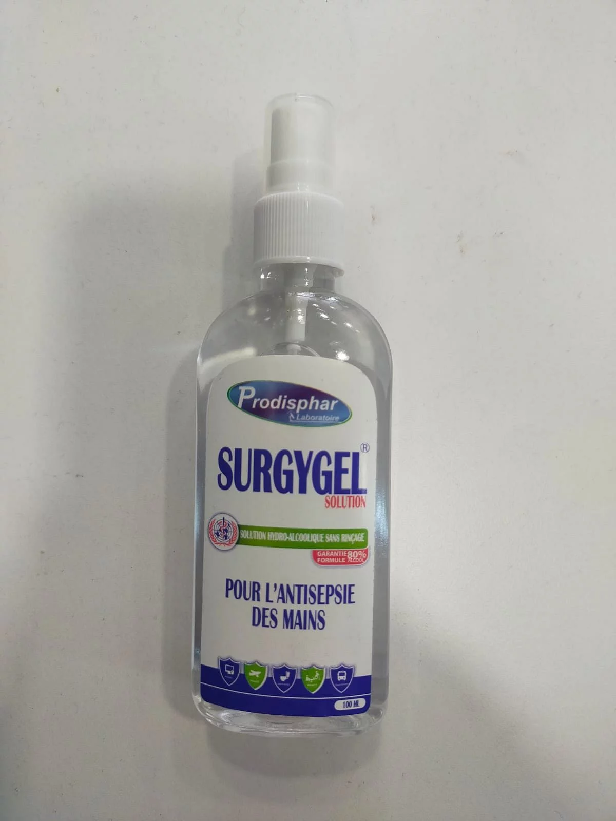 SURGYGEL SOLUTION HYDROALCOOLIQUE 100ML