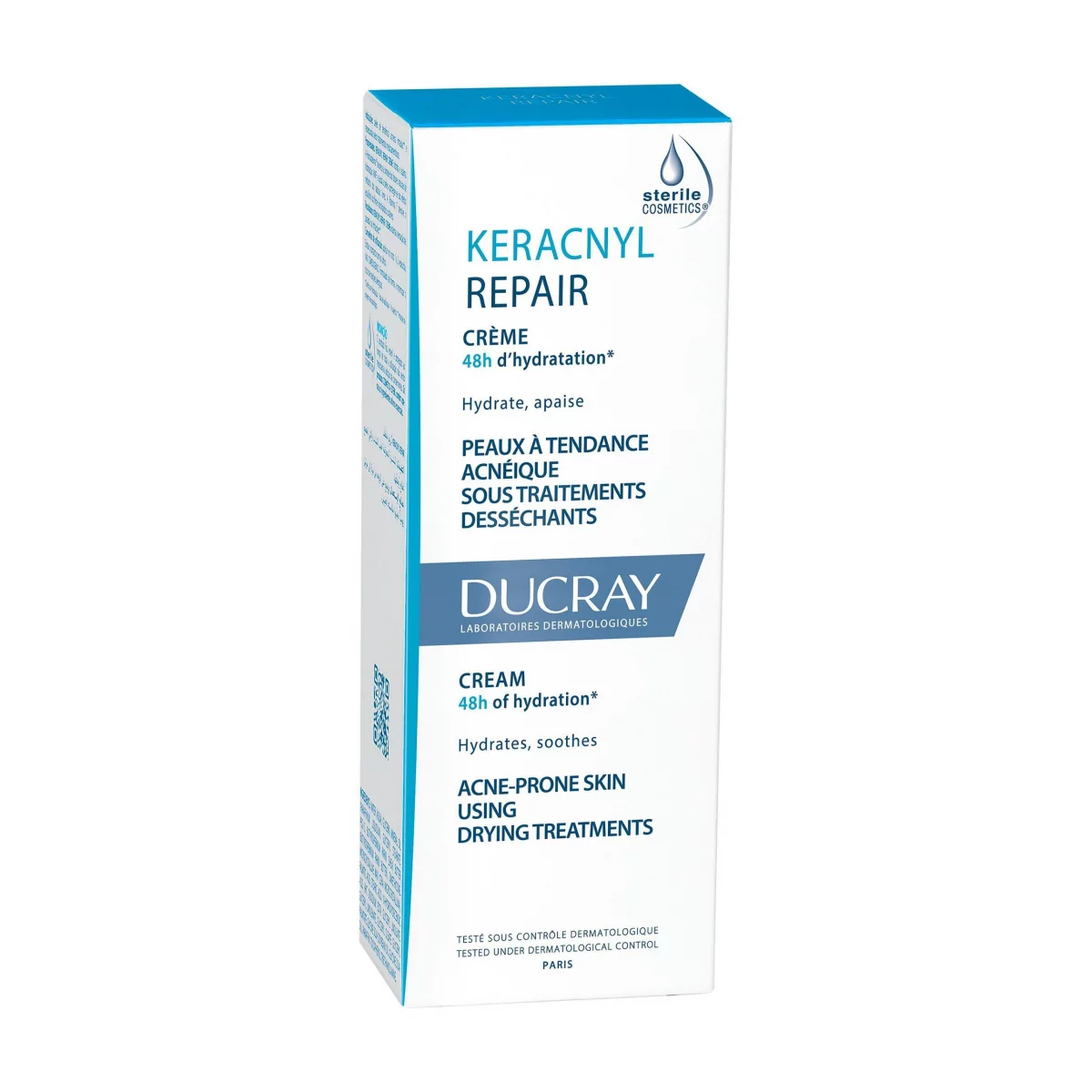 Ducray Keracnyl Repair Creme 48h D'hydratation 50ml