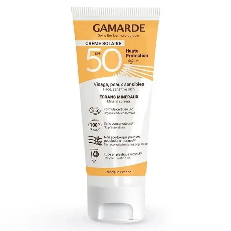 Gamarde Creme Solaire Spf50+ Toucher Sec 40ml
