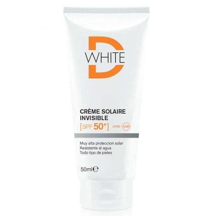D-WHITE CREME SOLAIRE INVISIBLE SPF50+ ANTI-TACHES 50ML