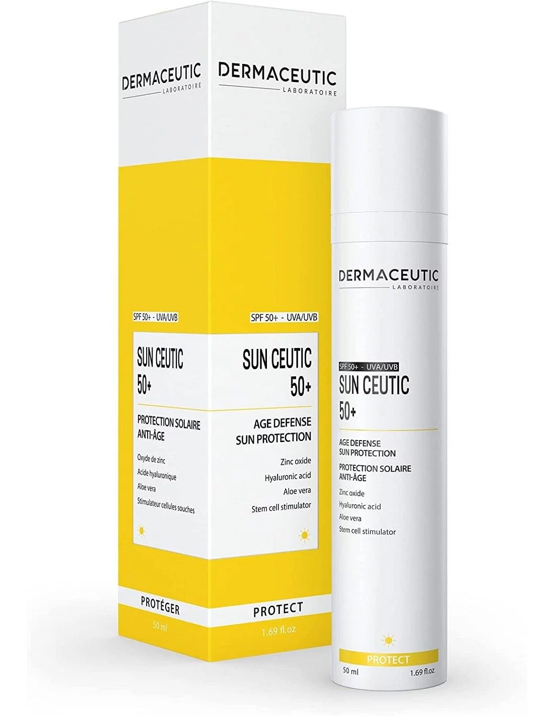 DERMACEUTIC SUN CEUTIC 50 PROTECTION SOLAIRE ANTI-AGE SPF50 50ML