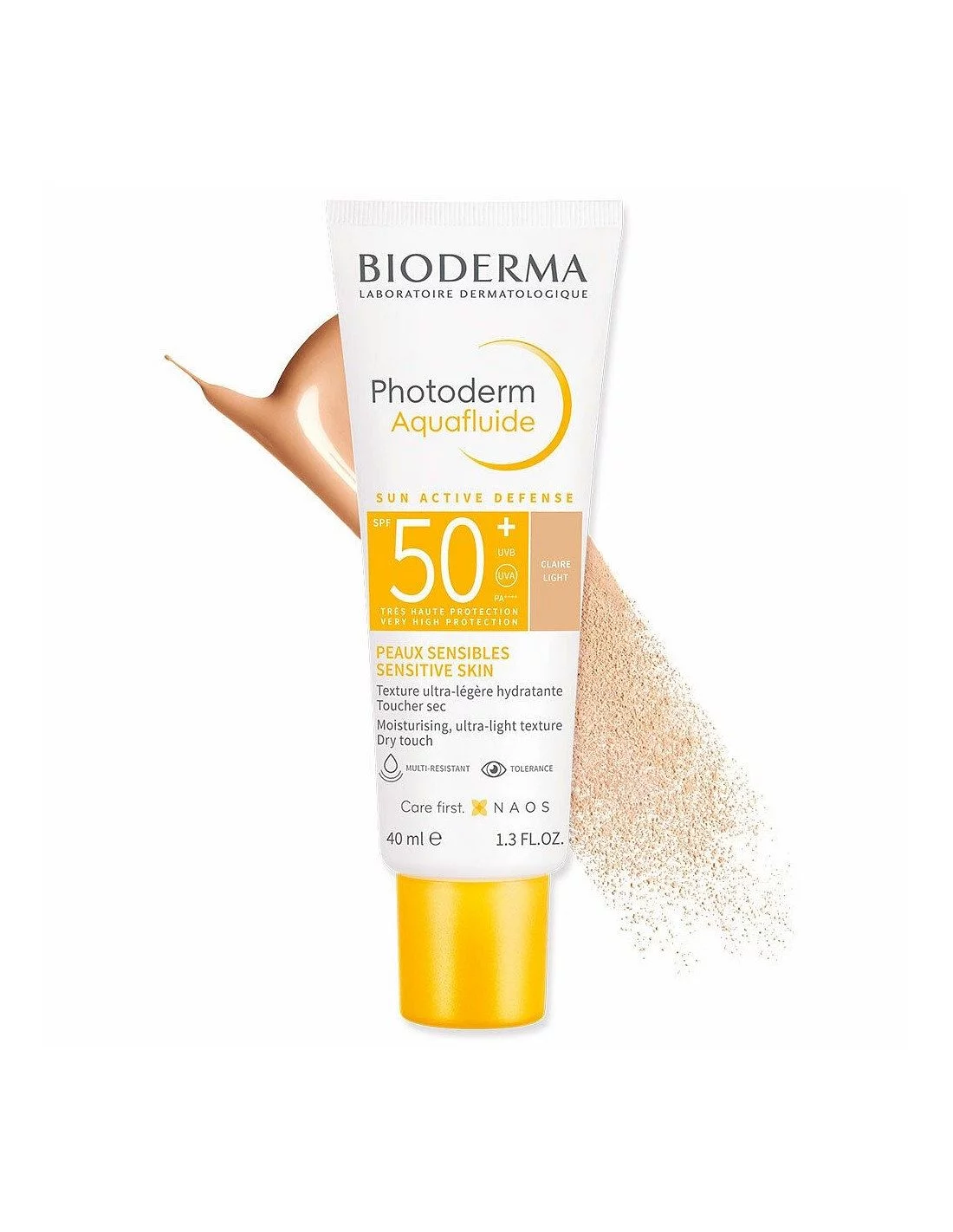 BIODERMA PHOTODERM MAX SPF50+ AQUAFLUIDE TEINTE DOREE 40ML